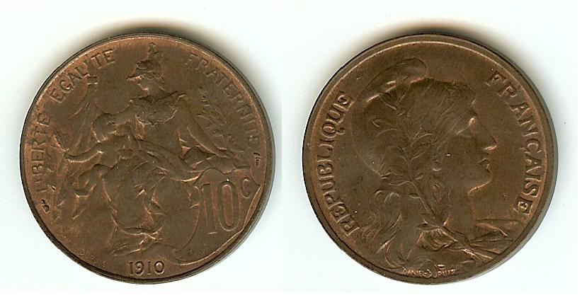 10 centimes Daniel-Dupuis 1910 SPL-